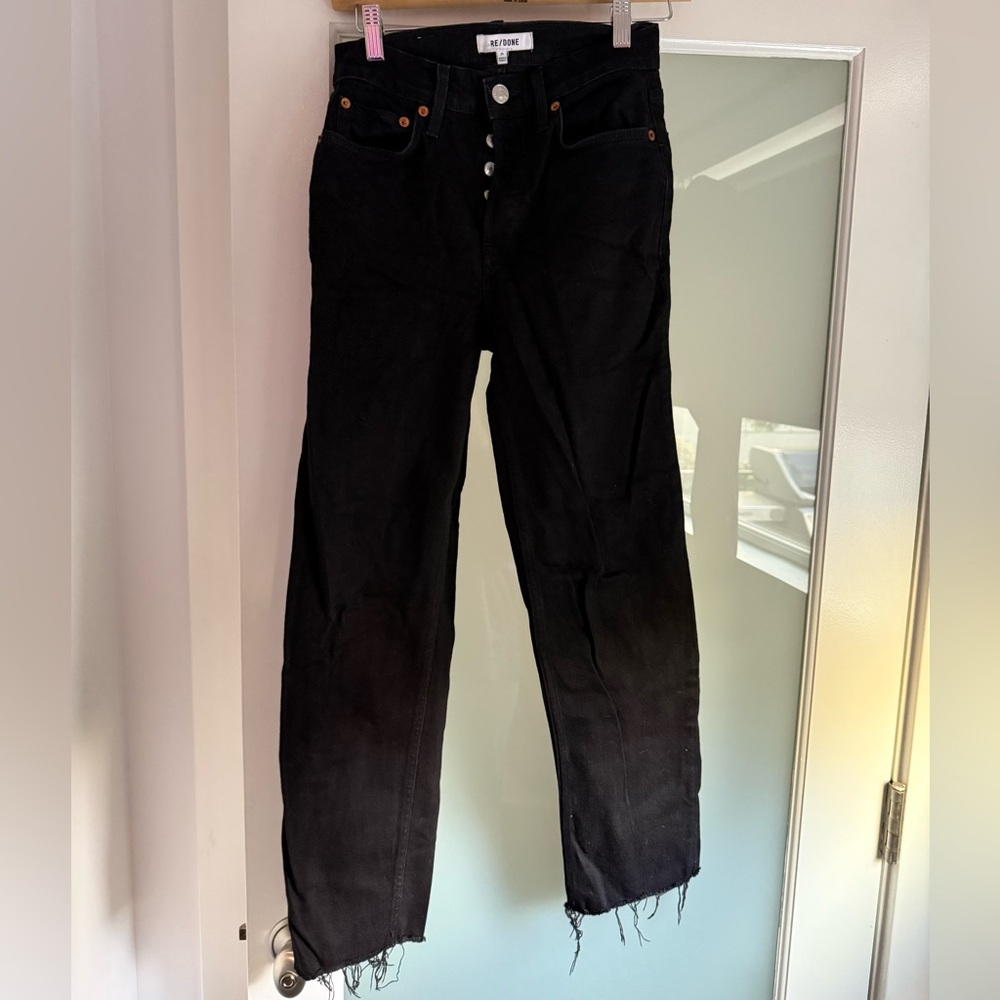 Re/Done Black Denim Jeans